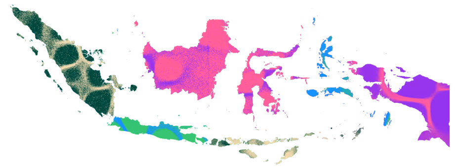Map of Indonesia